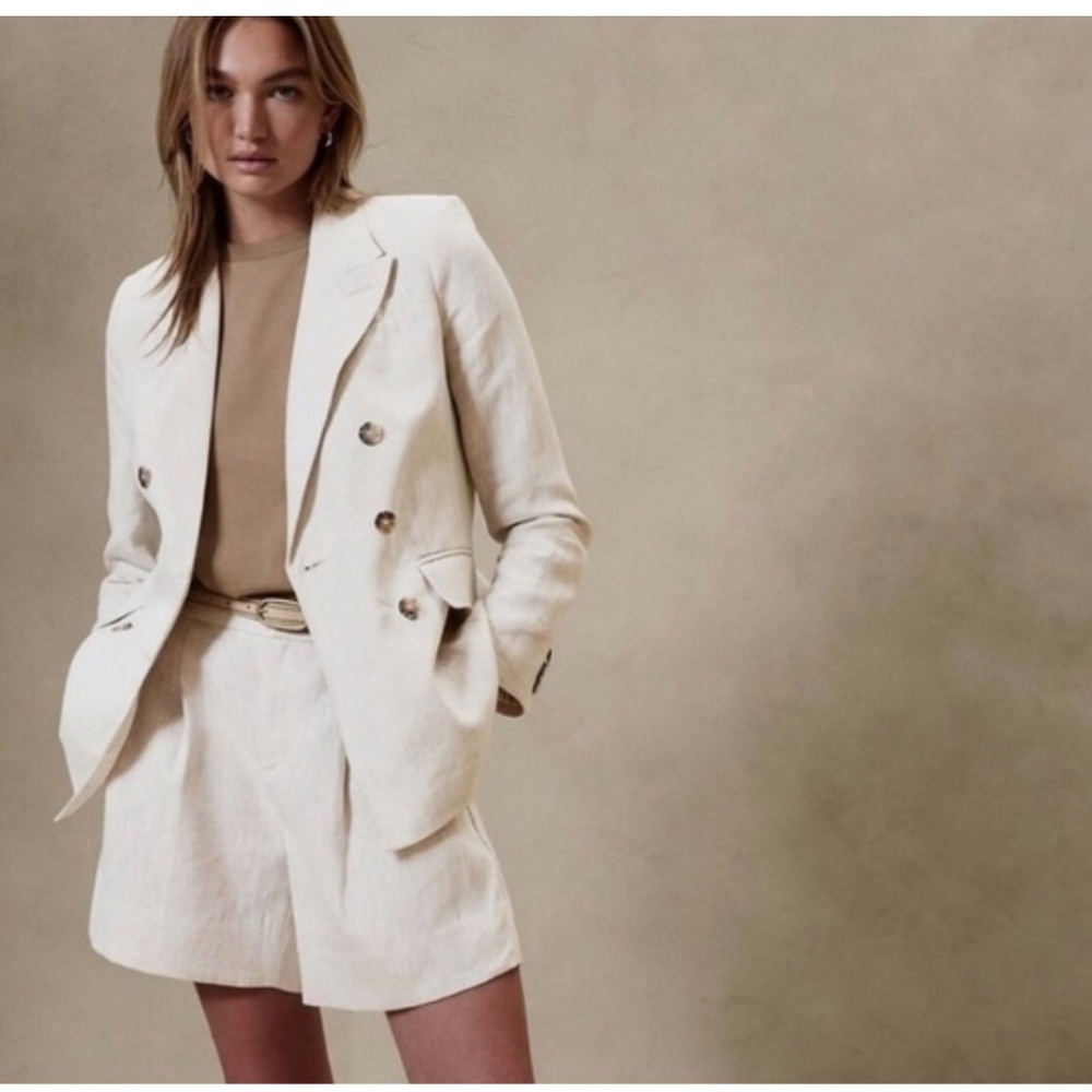 Banana Republic Palma Linen Blazer